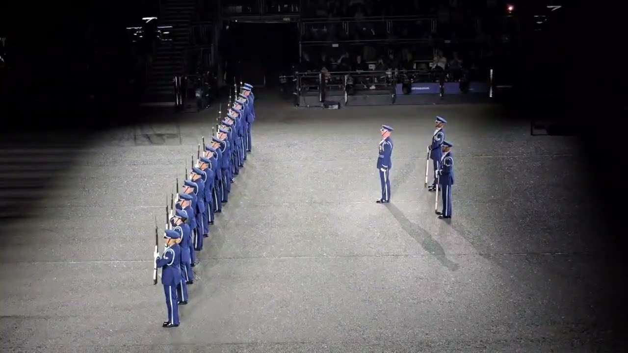 Edinburgh Military Tattoo - United States Air Force Honour Guard Drill Team