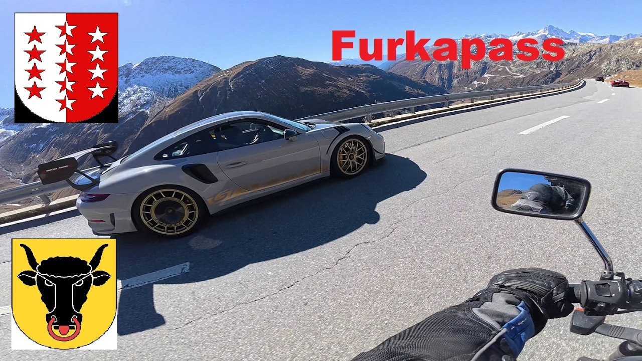 POV Honda NTV 650 - Furkapass Ride Switzerland - Onboard Sound