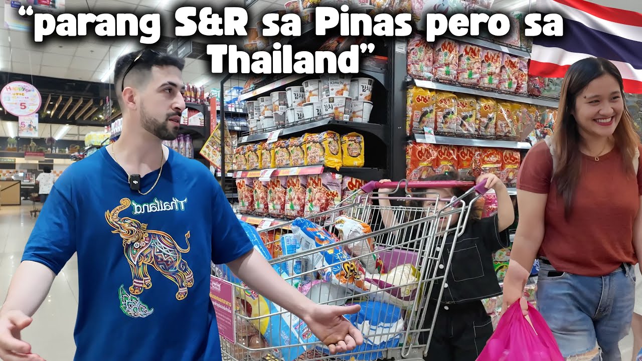 First GROCERY SHOPPING in THAILAND | Cost of Living VS. The Philippines?