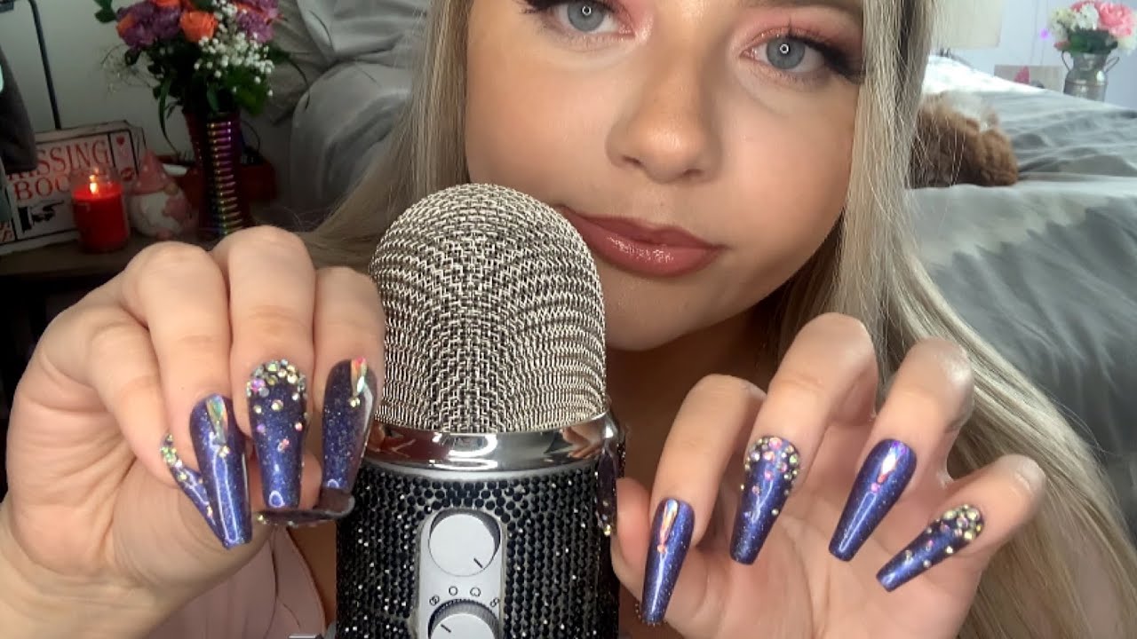 Asmr Intense Mic Triggers | Mic Scratching, Glue on Mic, Nail Tapping & More 💕