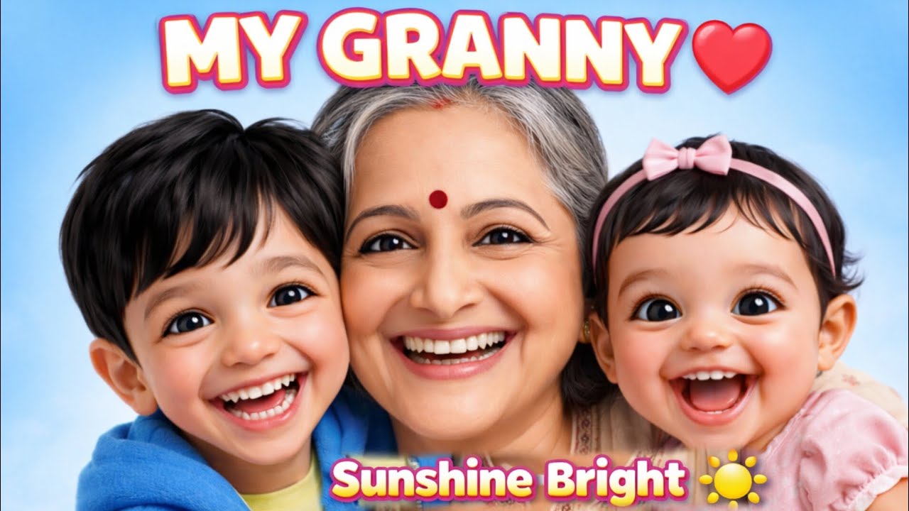 My Granny Is So Sweet ❤️ | Grandma Song for Kids | Preschool Family Song