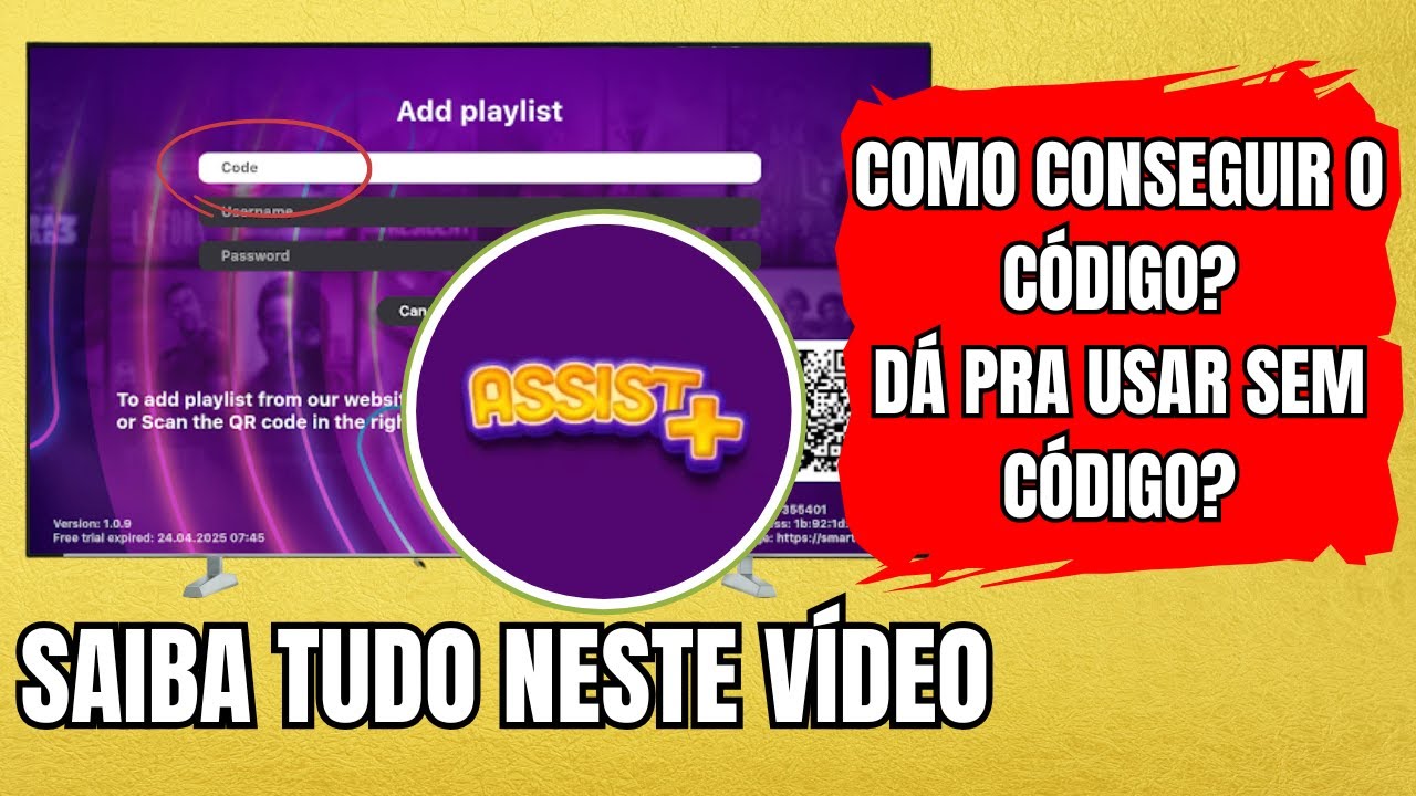 ASSIST PLUS PEDINDO CÓDIGO - SAIBA COMO ATIVAR