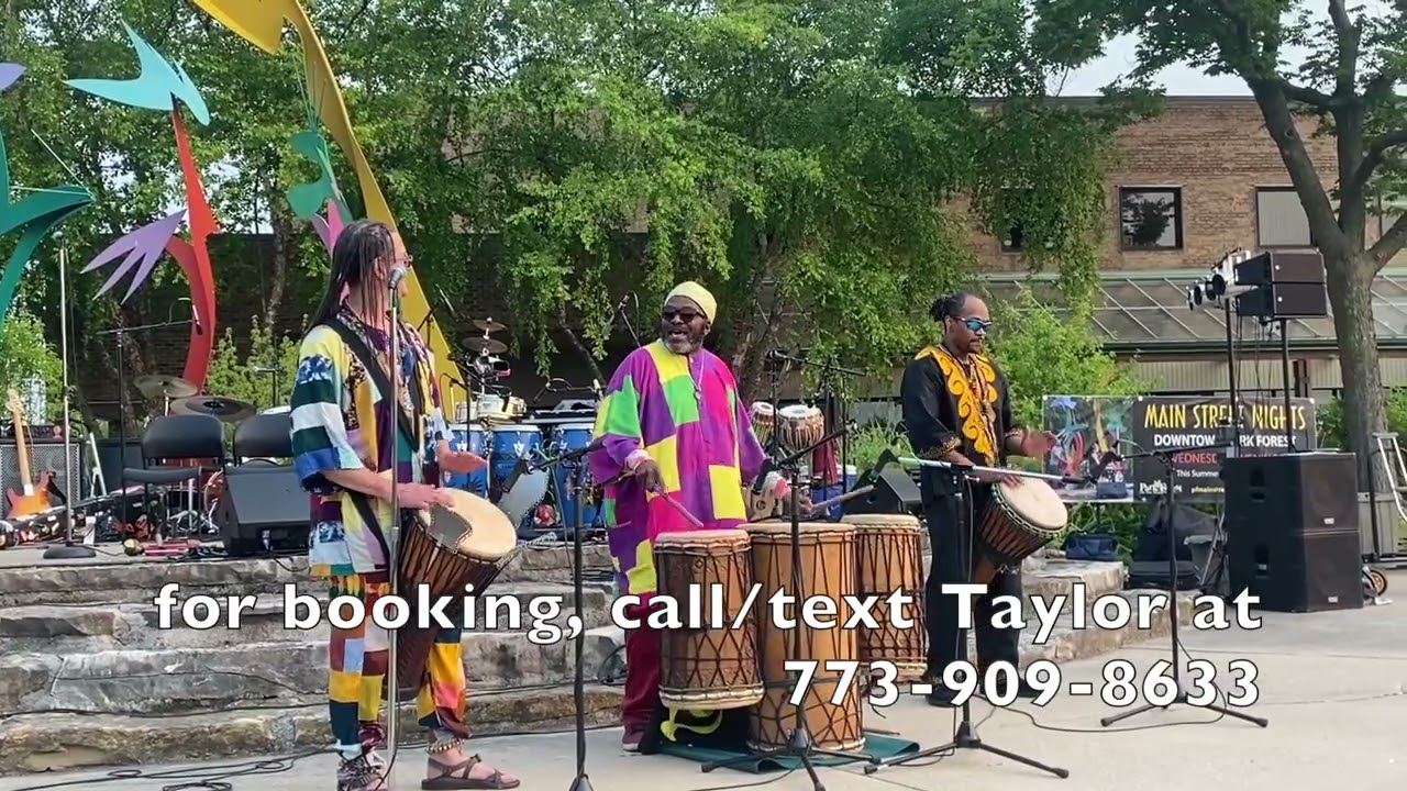 Kaben Kafö performing at Main Street Nights, Park Forest, IL July 14th, 2023