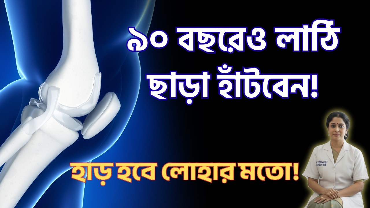 ৯০ বছর বয়সেও দৌড়াবেন? হাড়ের শক্তি ও ক্যালসিয়াম বাড়াতে আজই শুরু করুন এই ৫টি খাবার।