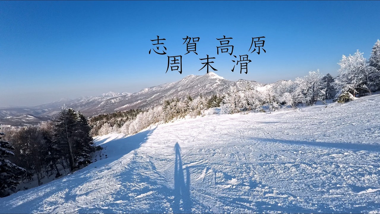 一个周末，去志贺高原滑雪
