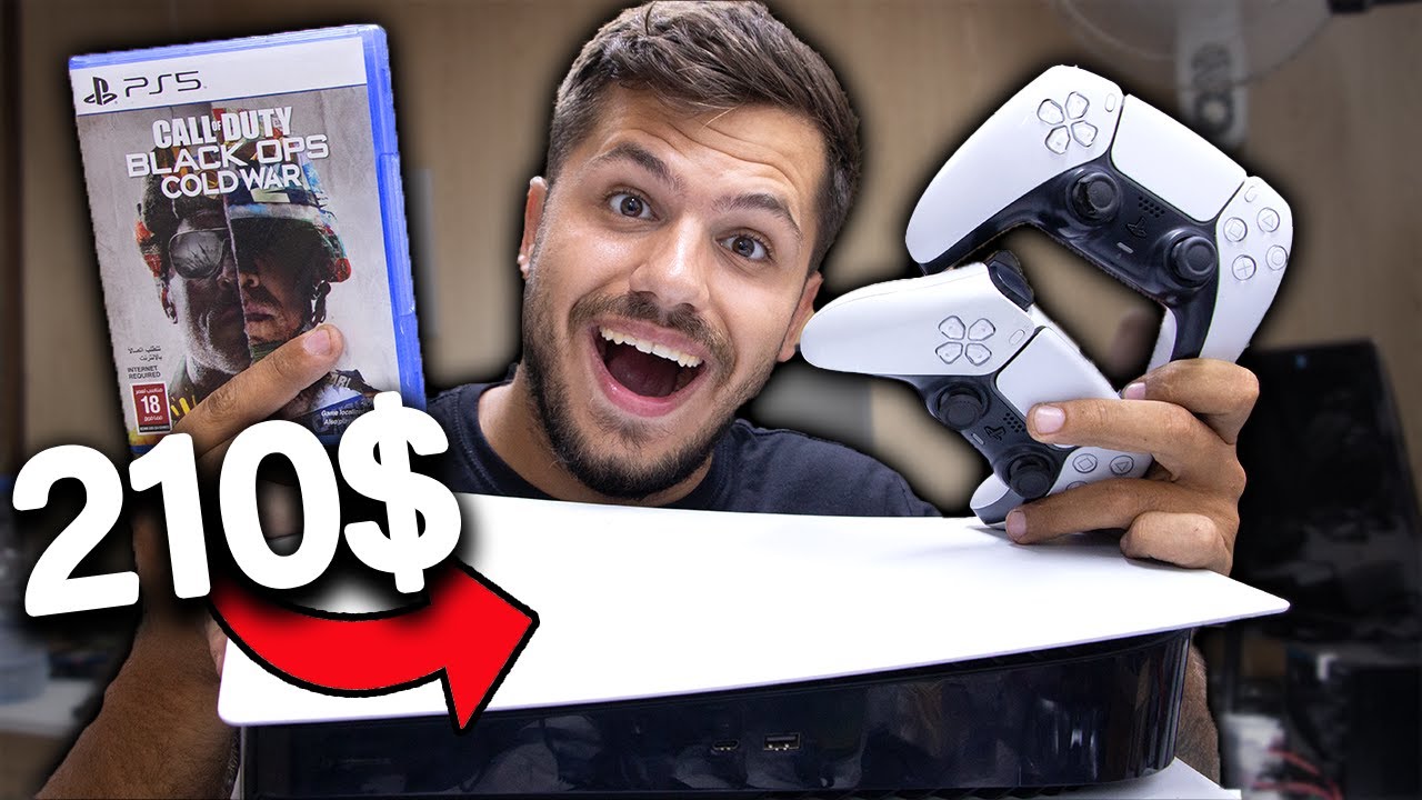 اشتريت بلايستيشن ٥ عطلان مع ٢ كنترولر بي ٢١٠ دولار 😱 يلا نحاول اصلحهم 😍
