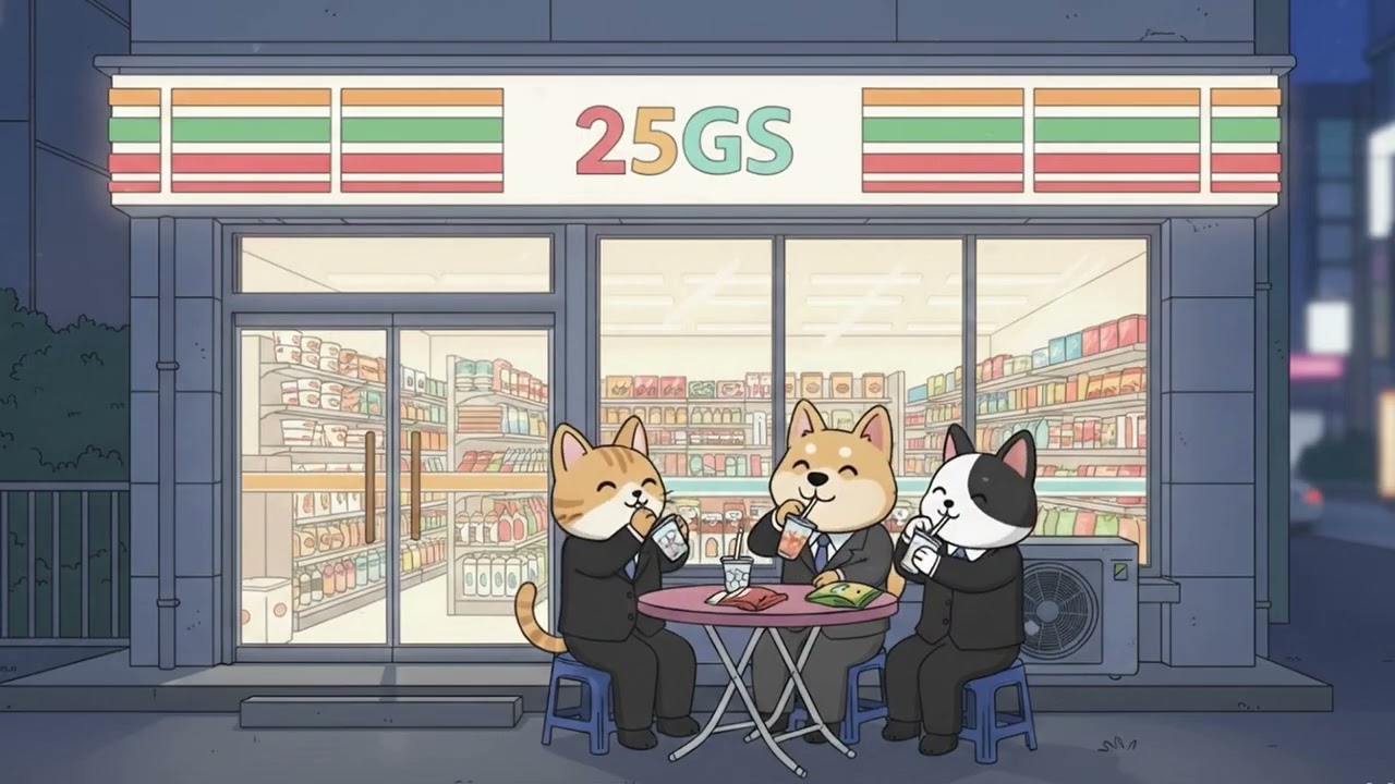 midnight mart run 🏪 1 hour of trenchill lofi