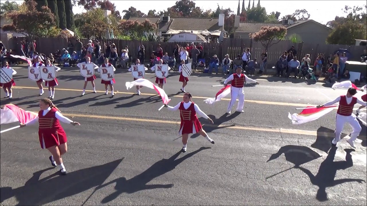 Golden Valley Cardinal Regime at 2019 Central California Band Review