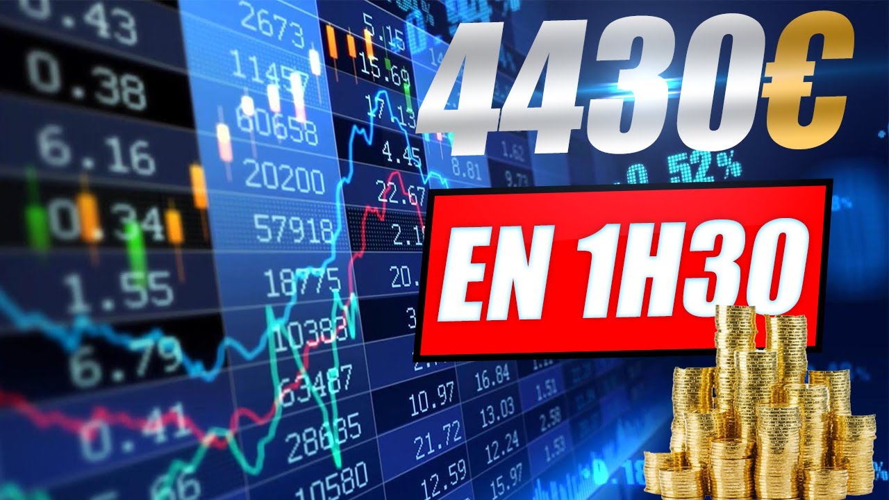 +4430&euro; en 1 heure et 30 minutes - Live Trading