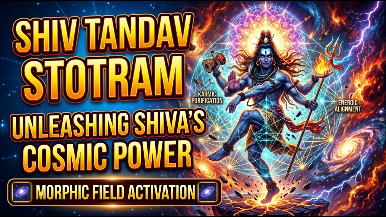 Shiv Tandav Stotram – Unleashing Shiva’s Cosmic Power 100,008x | Morphic Field