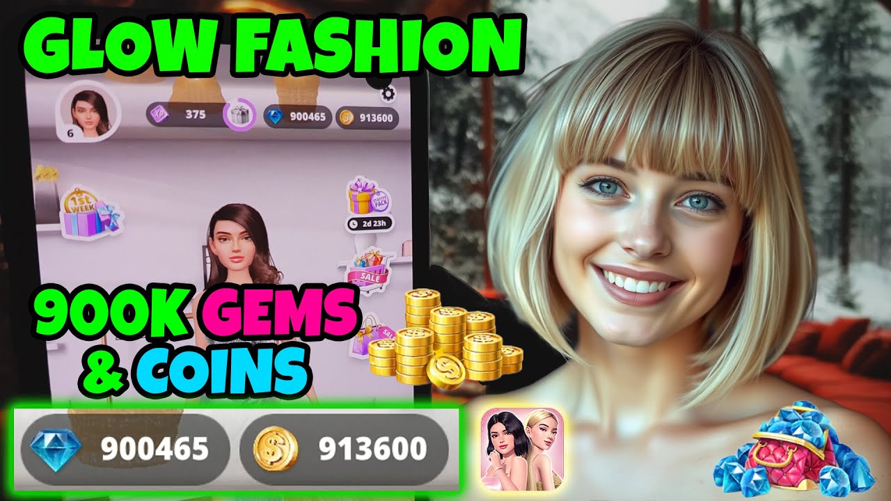 Glow Fashion Idol Hack ✅ How to Get 900K Free Gems & Coins in Glow Fashion (iOS & Android)