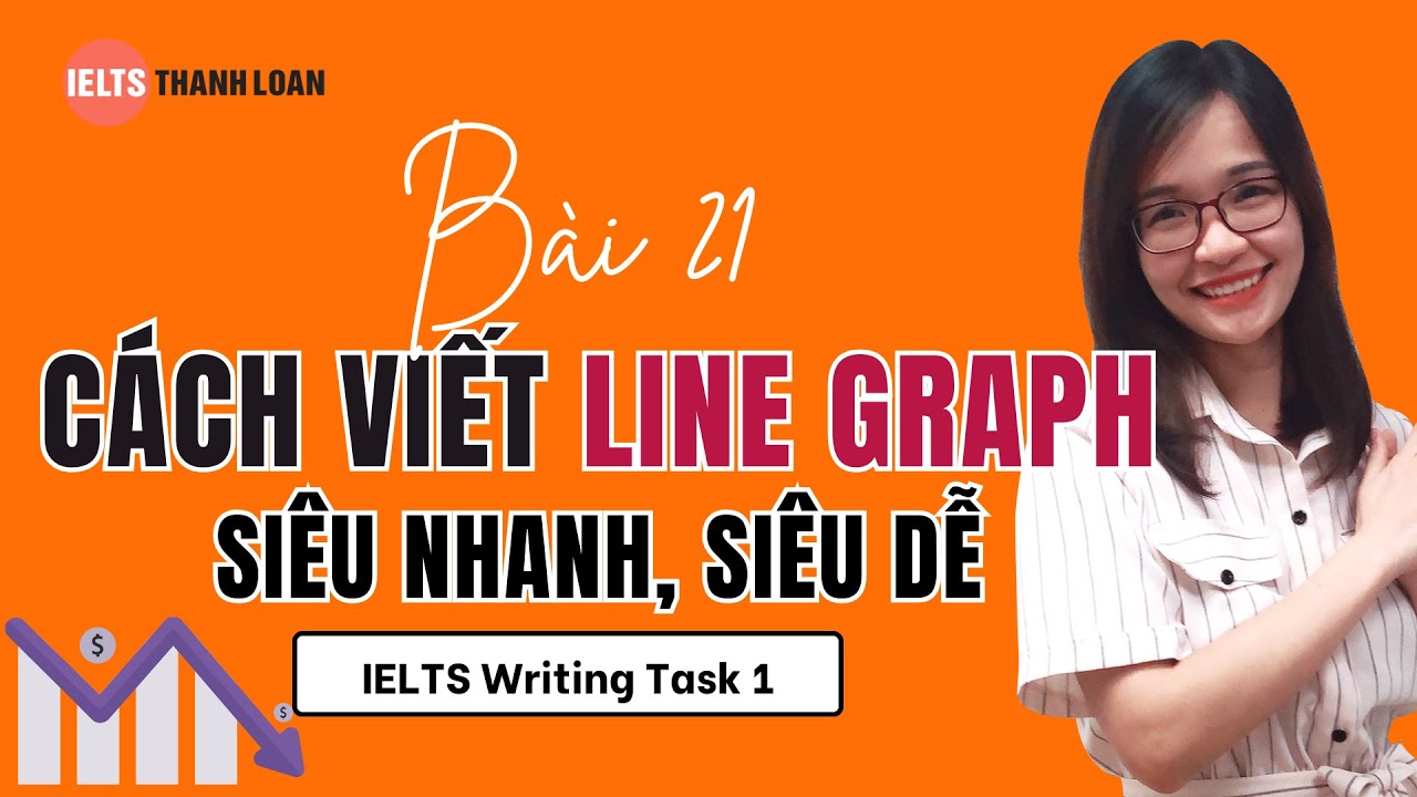 Bài 21: Cách viết LINE GRAPH trong IELTS WRITING TASK 1 từ A-Z cho người mới | IELTS Thanh Loan