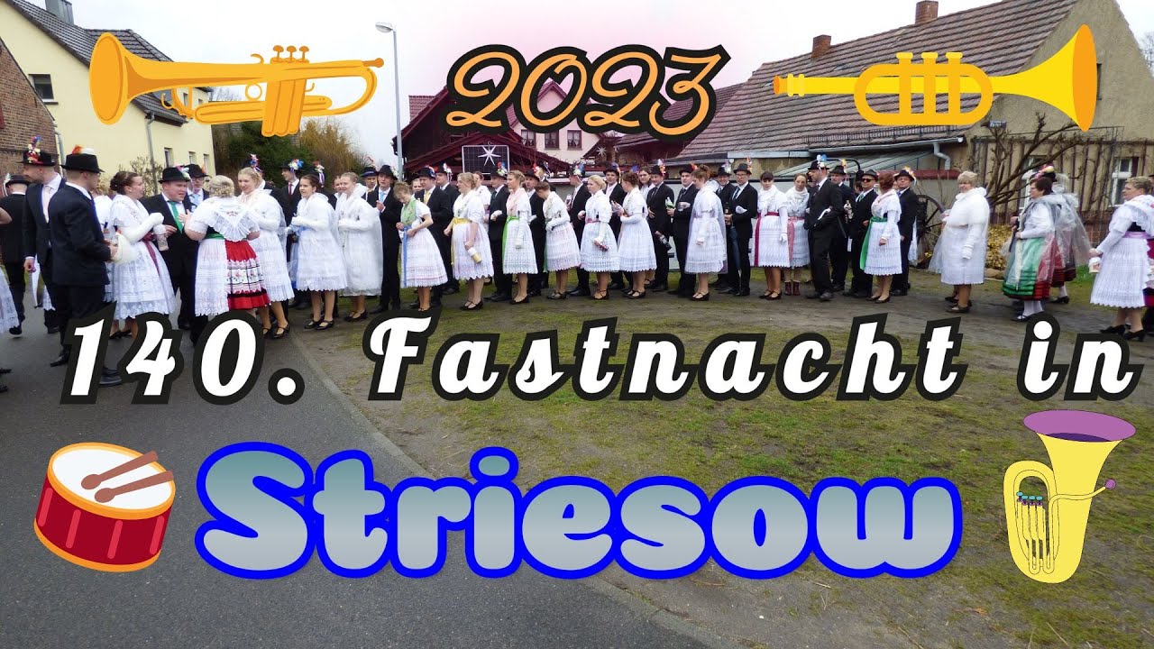 140. Fastnacht in Striesow 2023 (gro&szlig;e Fastnacht) #brauch #tradition