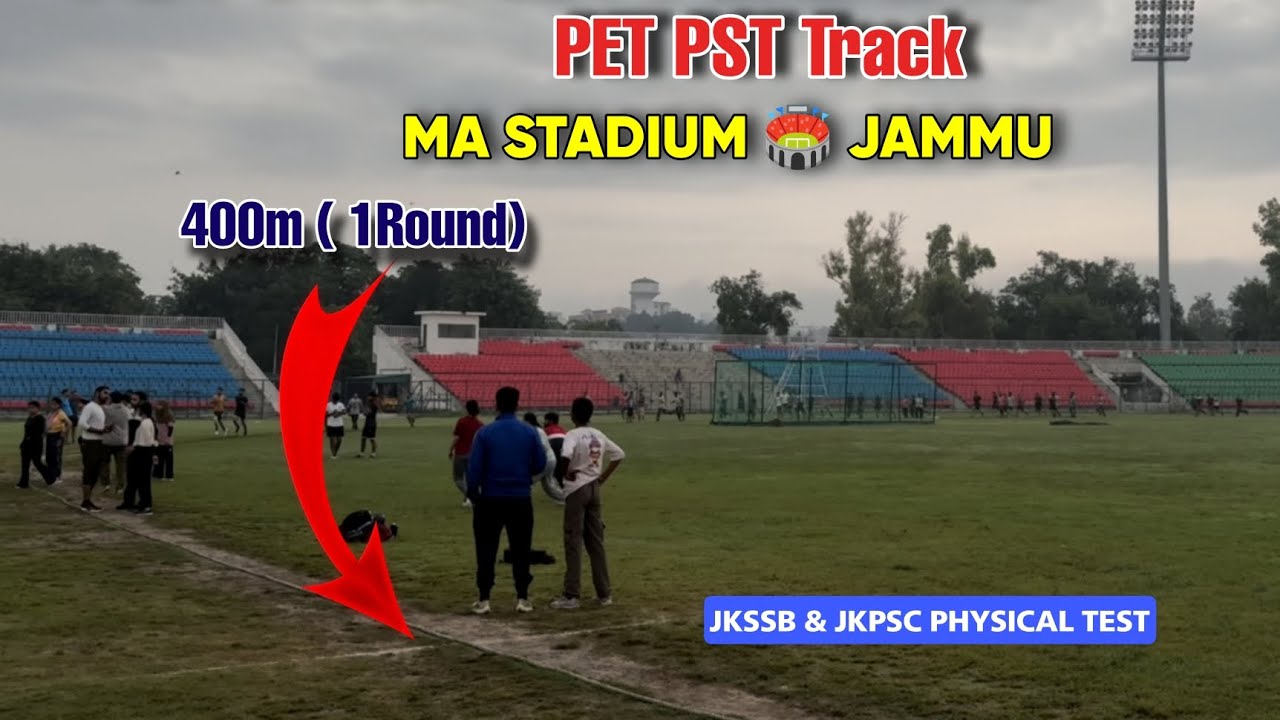 MA STADIUM JAMMU GROUND || 400m TRACK || PHYSICAL TEST | JK Police Constable JKSSB & JKPSC Running 