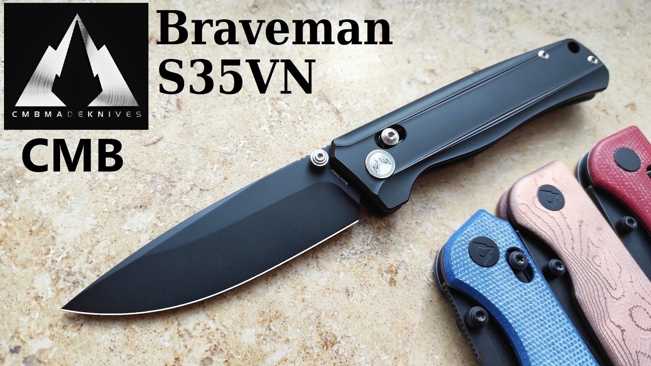 ✅ NEW CMB Braveman CMB-17 S35VN + Titanium