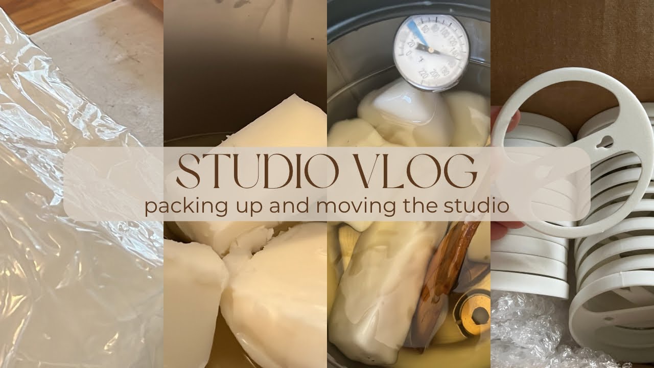 Moving The Candle Studio! New Custom Apothecary Wick Holders, Refilling Wax Melter, New Etsy Creator