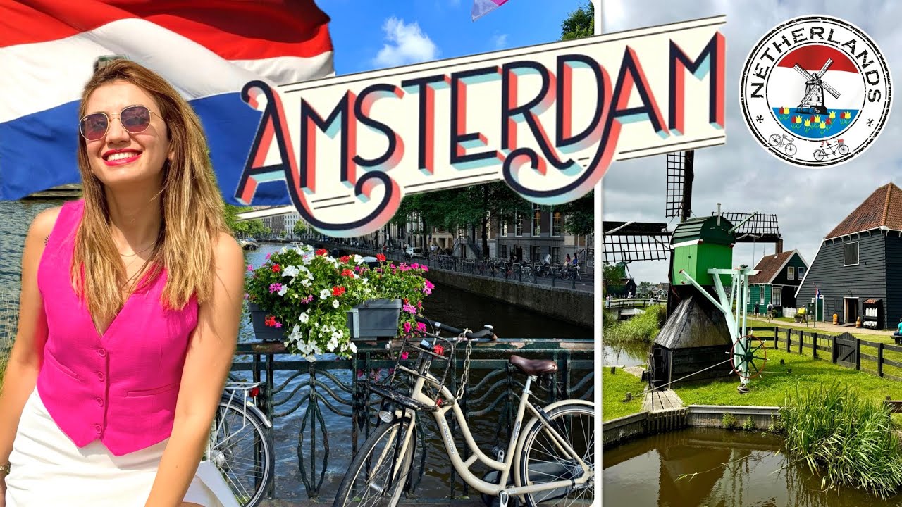 Kuzey’in Venedik’i AMSTERDAM / Zaandam - Zaanse Schans / Müzeler ve Gezilecek Yerler (4K)