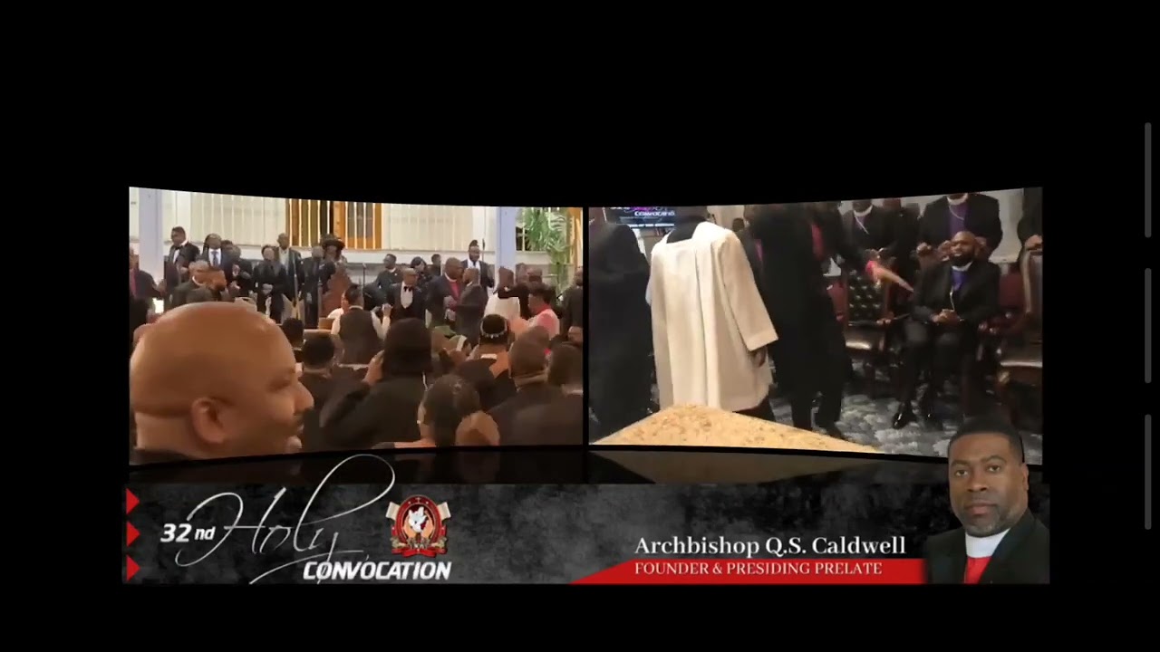 🔥Arch Bishop Q.S Caldwell Preaching Into A Praise, Celebration of Praise Holy Convocation!🔥