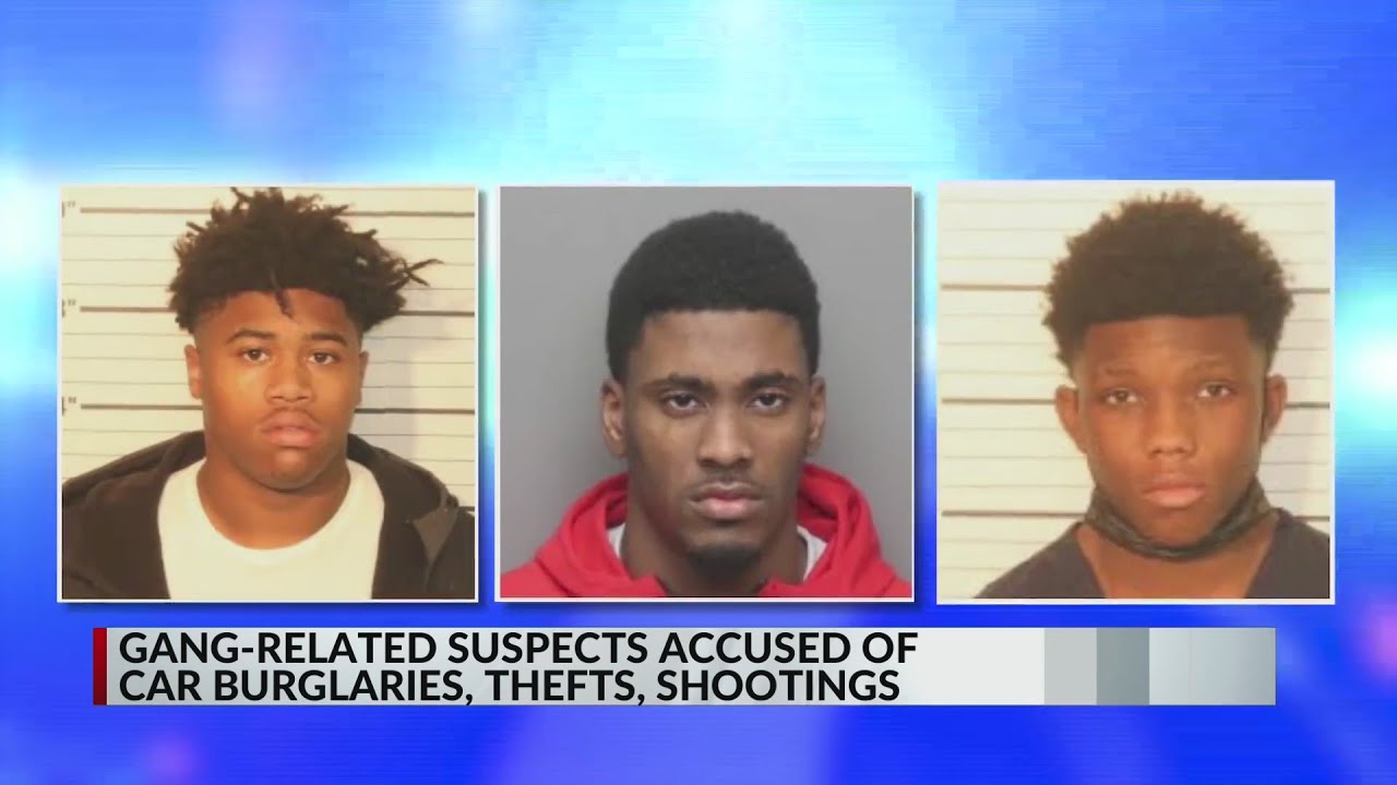 Gang-related suspects arrested for multiple car burglaries, thefts, shootings, police say