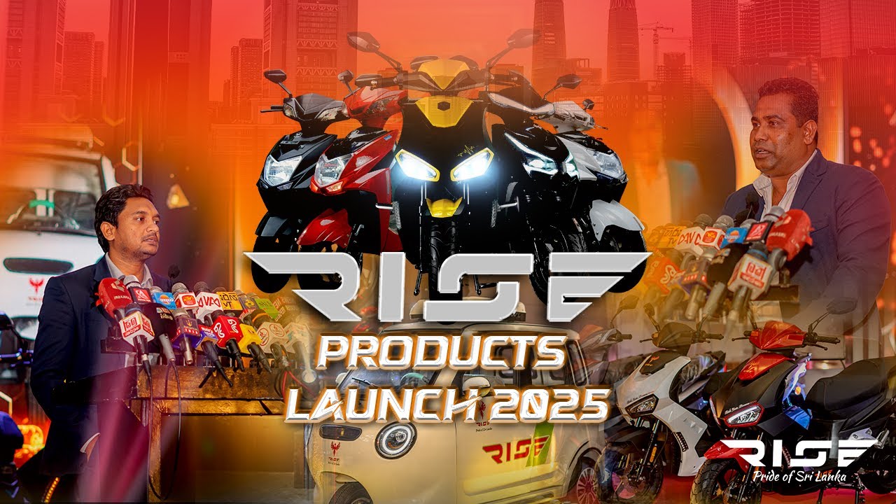 RISE Launch Event 2025 Leader Max, Plus, R7 & 125 Unveiled!  Sri Lanka’s Future of Mobility!