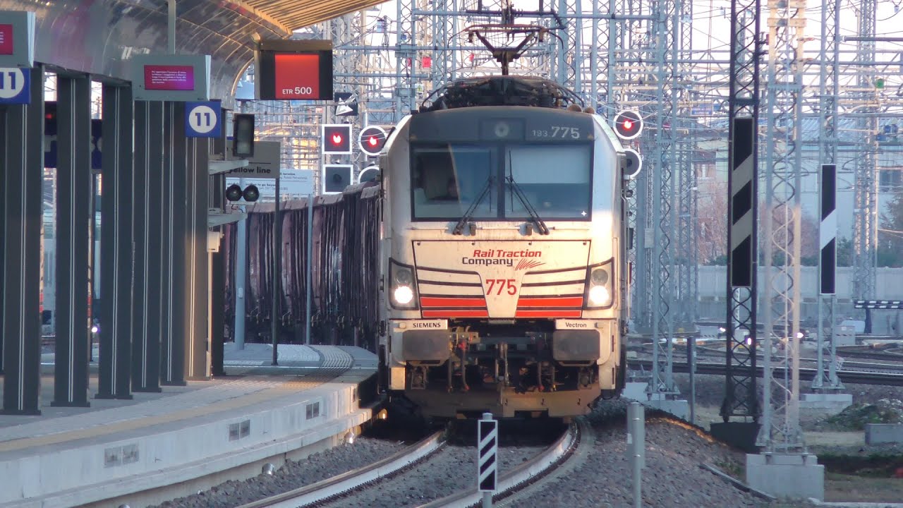 4K - 2021-12-11 Brescia...Stazione di Brescia 2/5 - I transiti di fine 2021