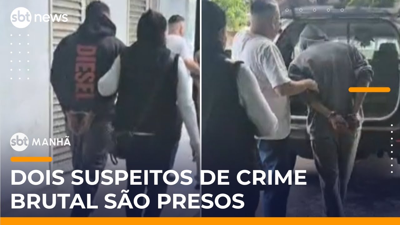 Polícia prende dois suspeitos de roubo seguido de estupro em Santo André (SP) | #SBTManha
