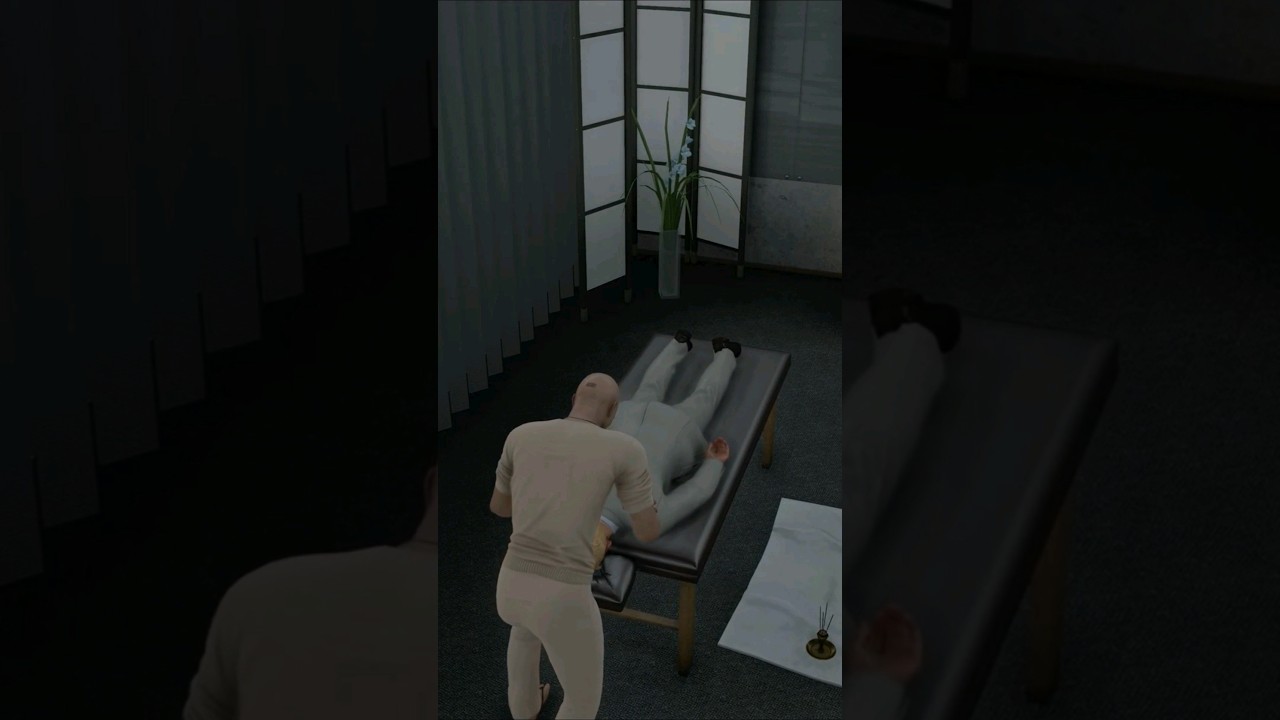 Убийство массажем в Hitman! #Shorts #Hitman #Hitman3