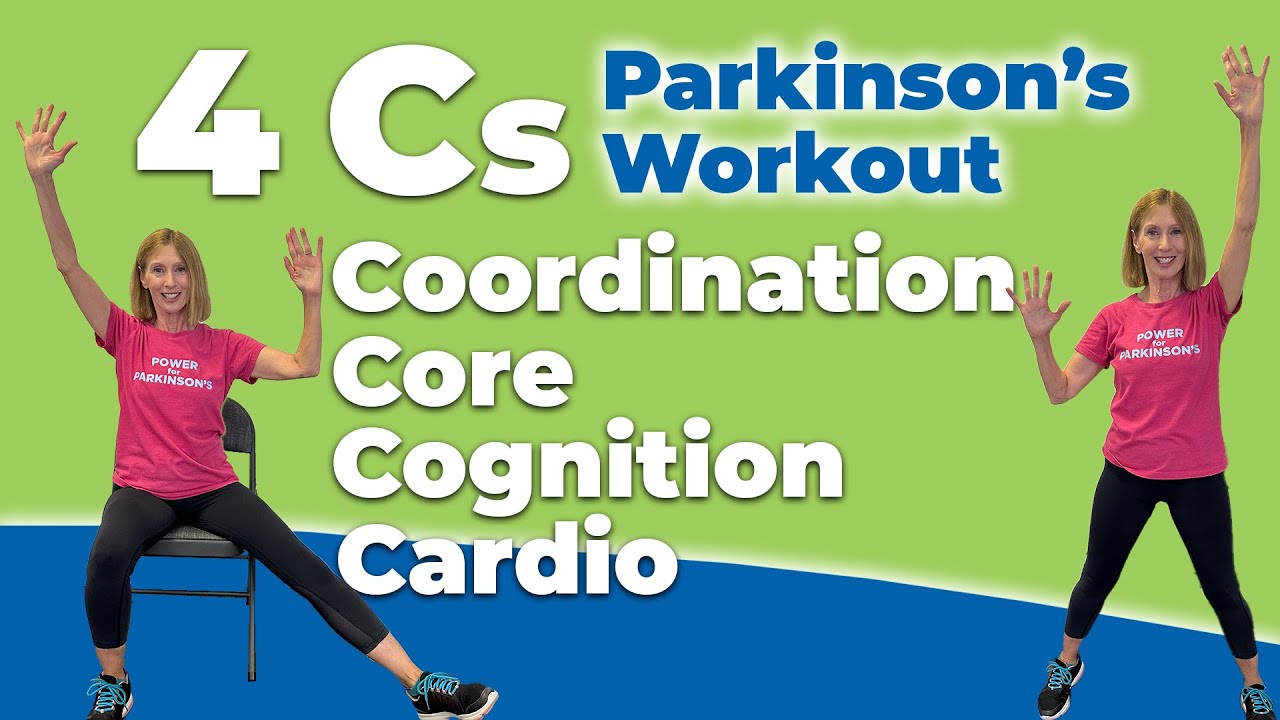 4 Cs Coordination, Core, Cognition & Cardio Workout for Parkinson's
