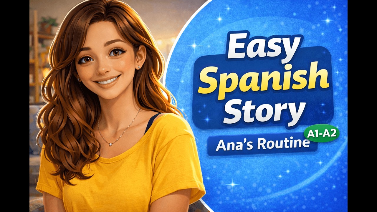 A Day in Ana’s Life | Easy Spanish Story for Beginners