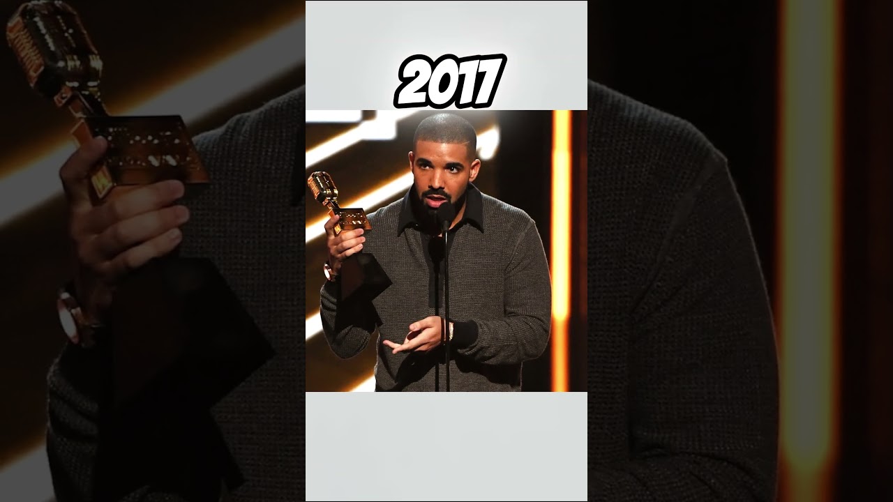 Drake Over The Years (now vs then)