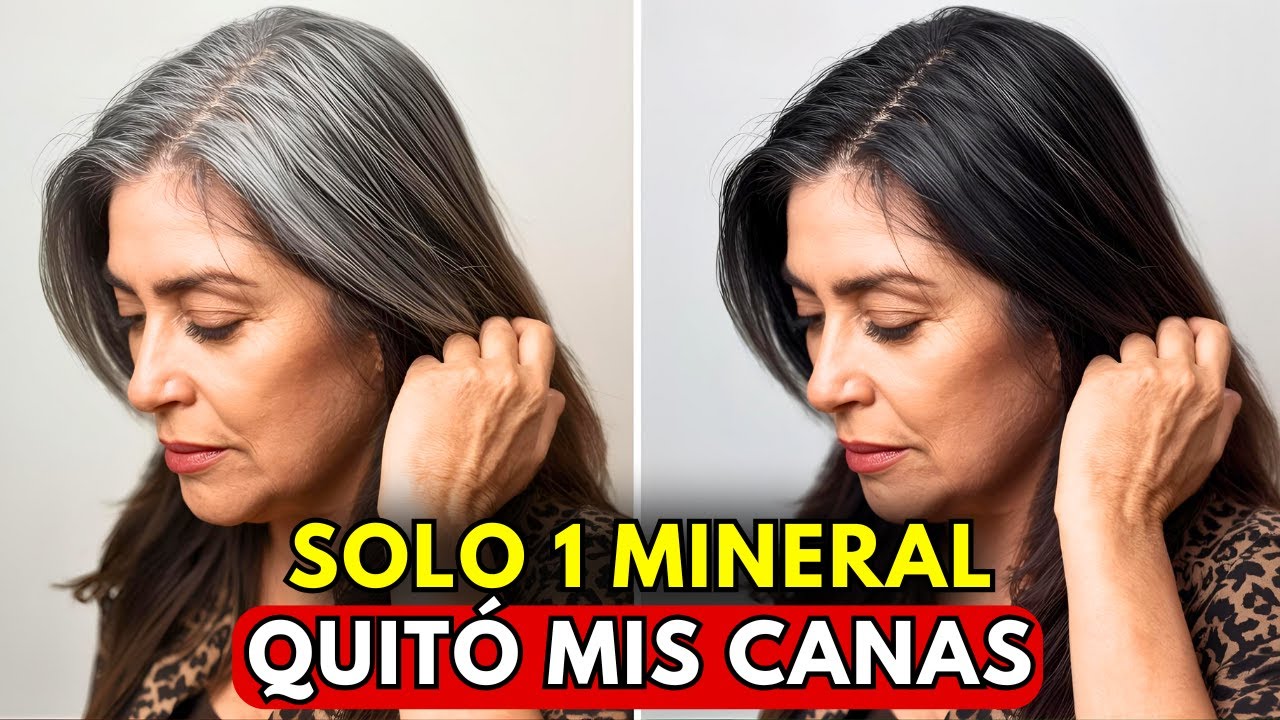 1 Mineral Que Hace Desaparecer las Canas Rápido y Sin Químicos