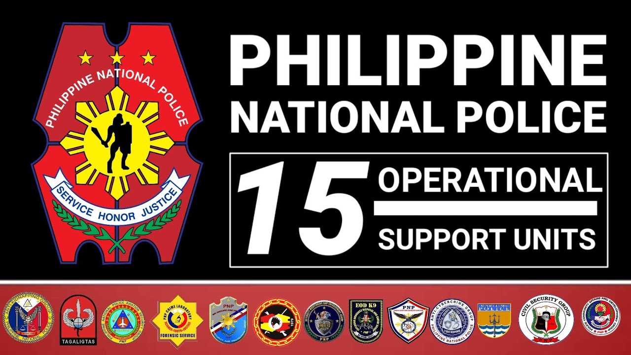 Philippine National Police's 15 operational support Units (updated as of February 2021) | PH RED TV
