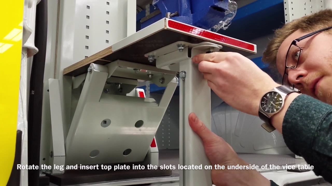 Foldaway Vice Workbench Demonstration Video