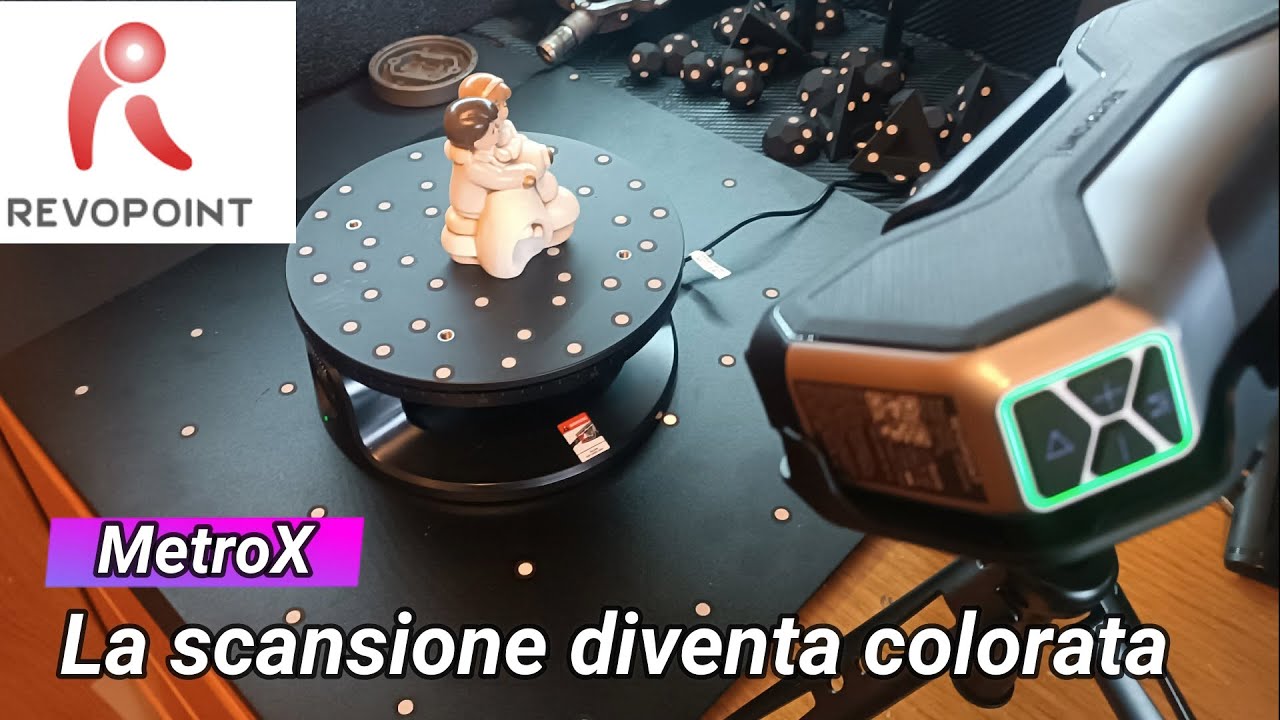 Lo scanner ultra preciso che vede a colori scanner3d  revopoint  metrox