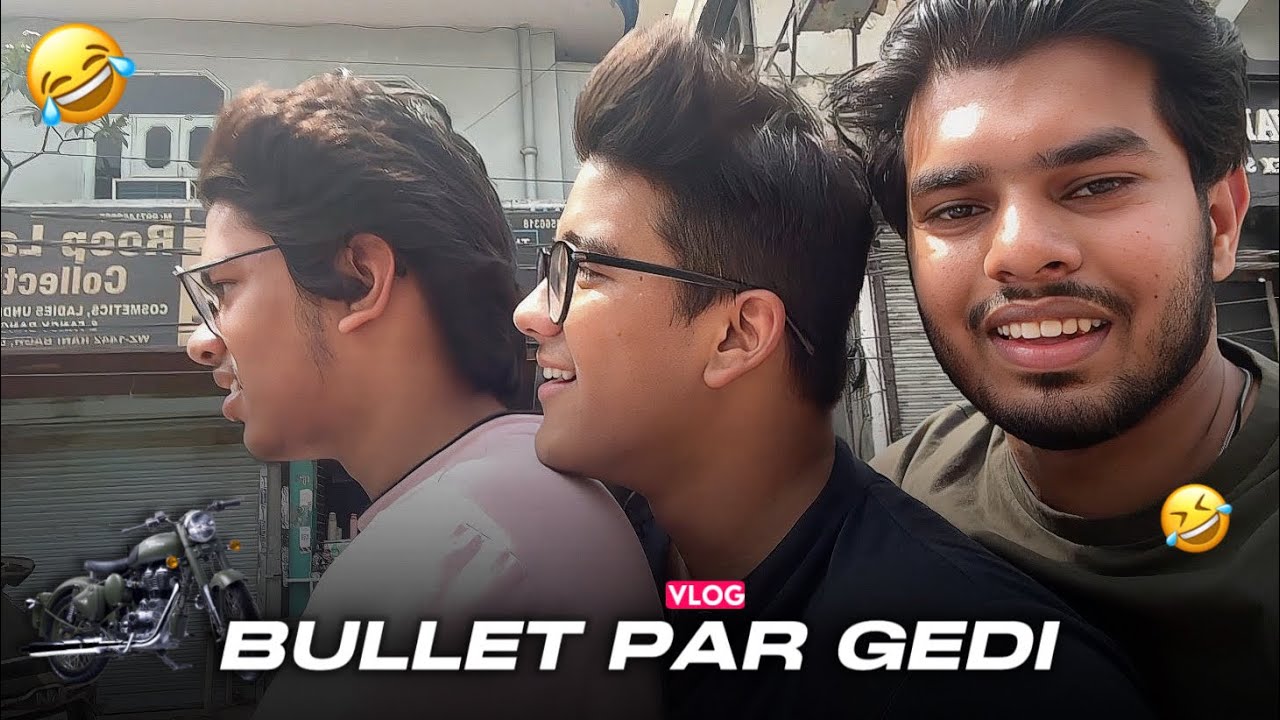 Bullet par gedi 😂 ft. Aradhay bhai & Girish bhai