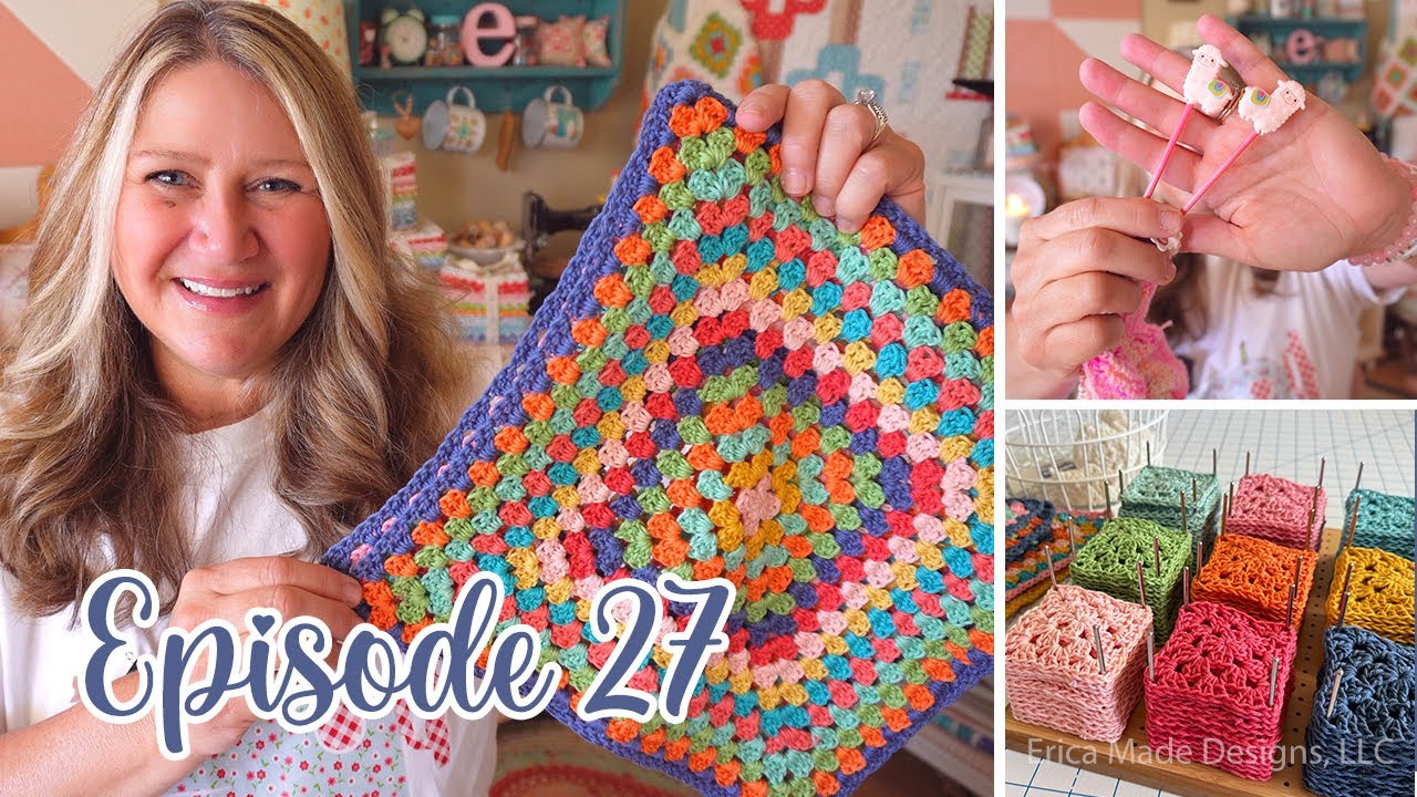 Erica's Craft Podcast Ep. 27 (Quilting, Knit/Crochet, Fabric, and Cross Stitch!)