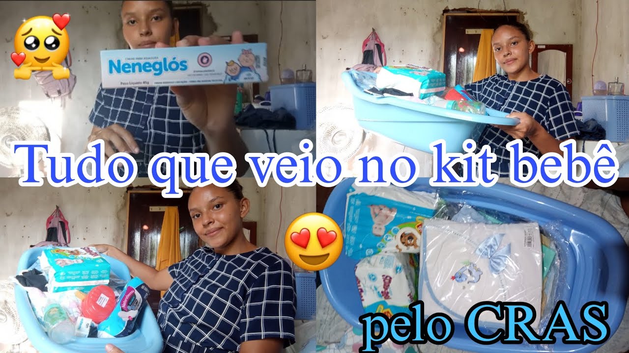 TUDO QUE VEIO NO KIT MATERNIDADE QUE EU GANHEI PELO CRAS😍💙 (m&atilde;e e gr&aacute;vida aos 17)