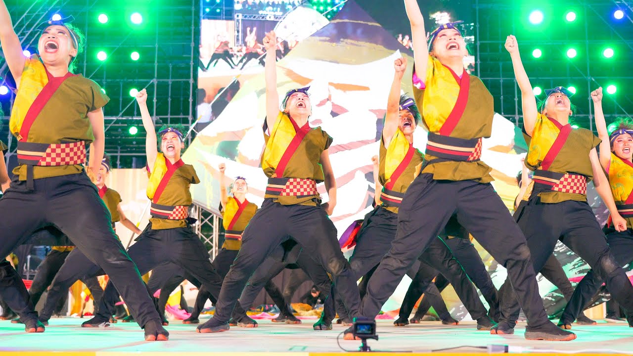 [4K] 名古屋学生チーム『鯱』  にっぽんど真ん中祭り どまつり 2022 土曜日 ファイナルシード決定戦 (中央)