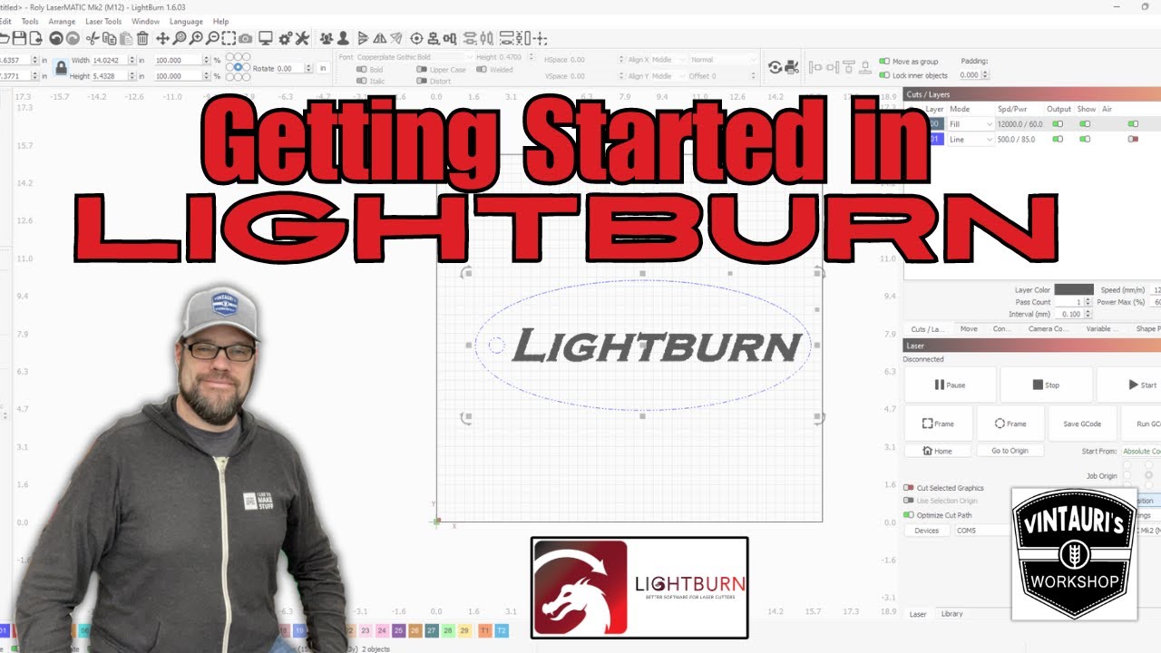 Getting Started with Lightburn - Featuring the Lasermatic MK2 laser