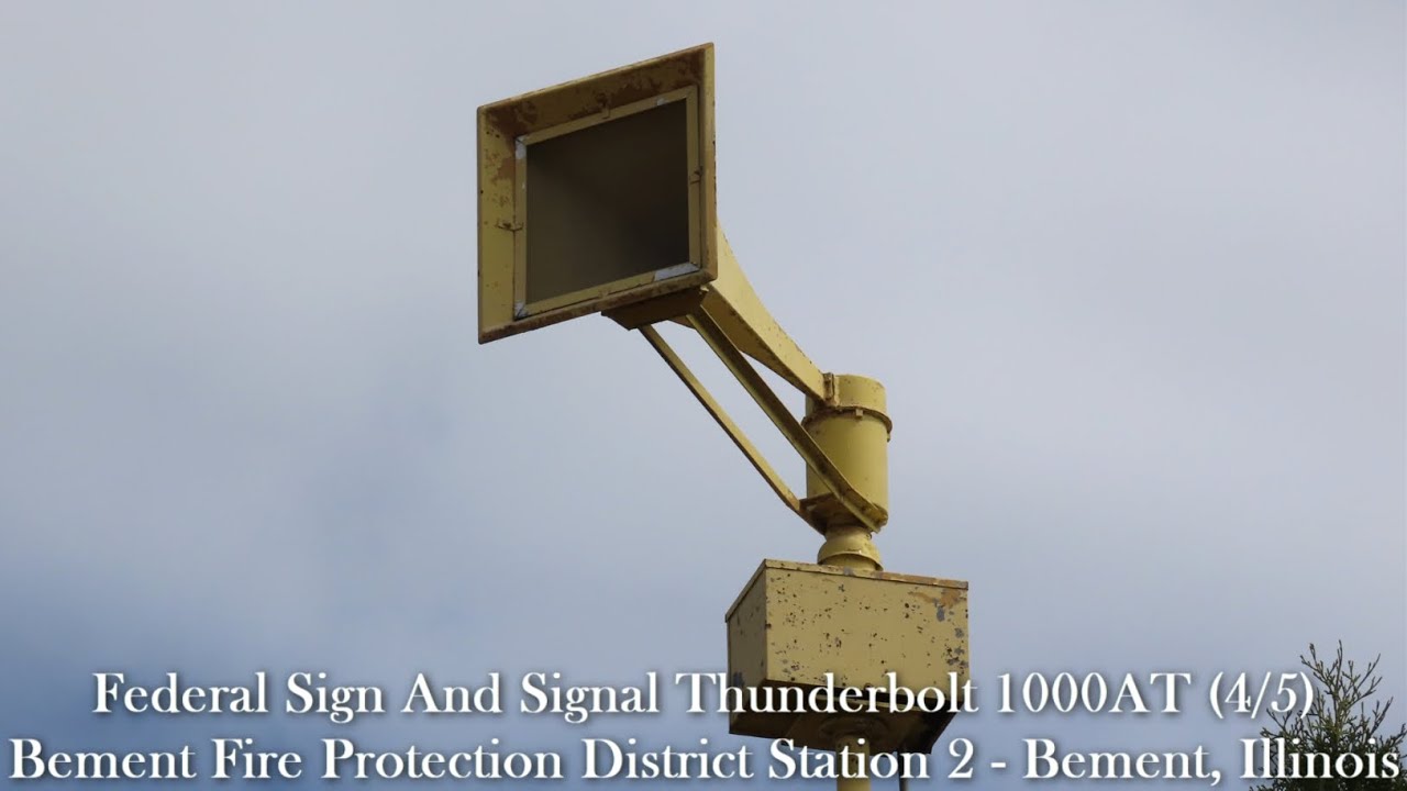 4/5 Port Thunderbolt 1000T Siren Test | Full Alert | Bement, IL | 5/2/23