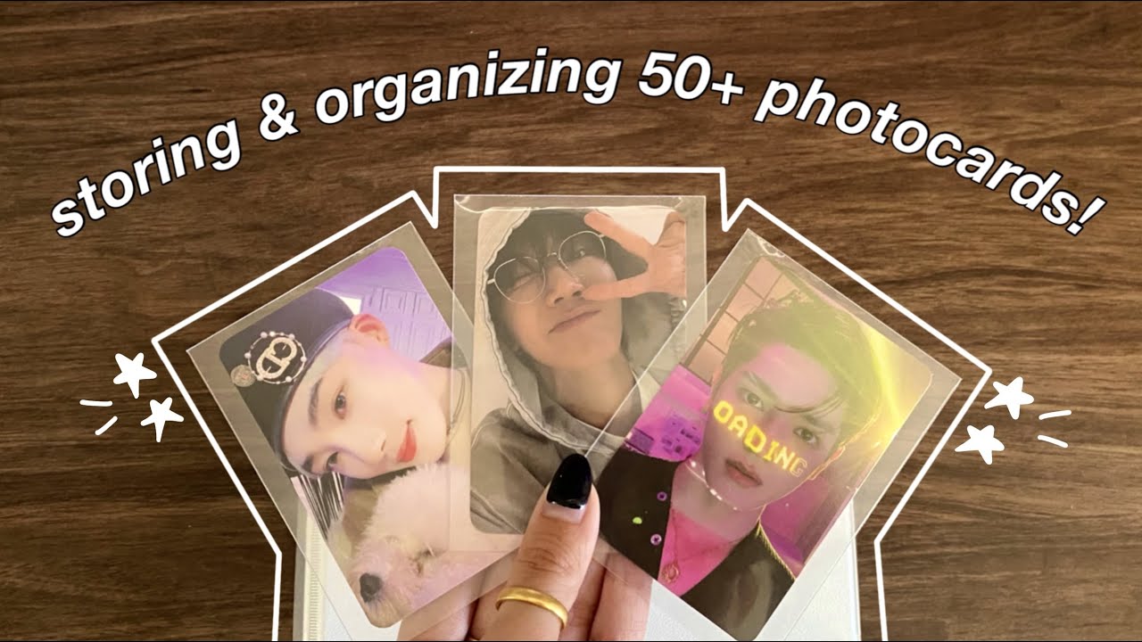 storing and organizing 50+ new kpop photocards! // the boyz & nct/wayv :)