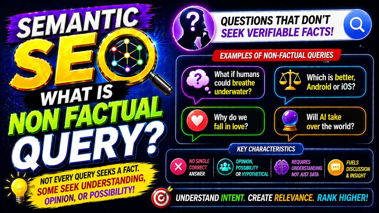 What is Non factual Query in Semantic SEO