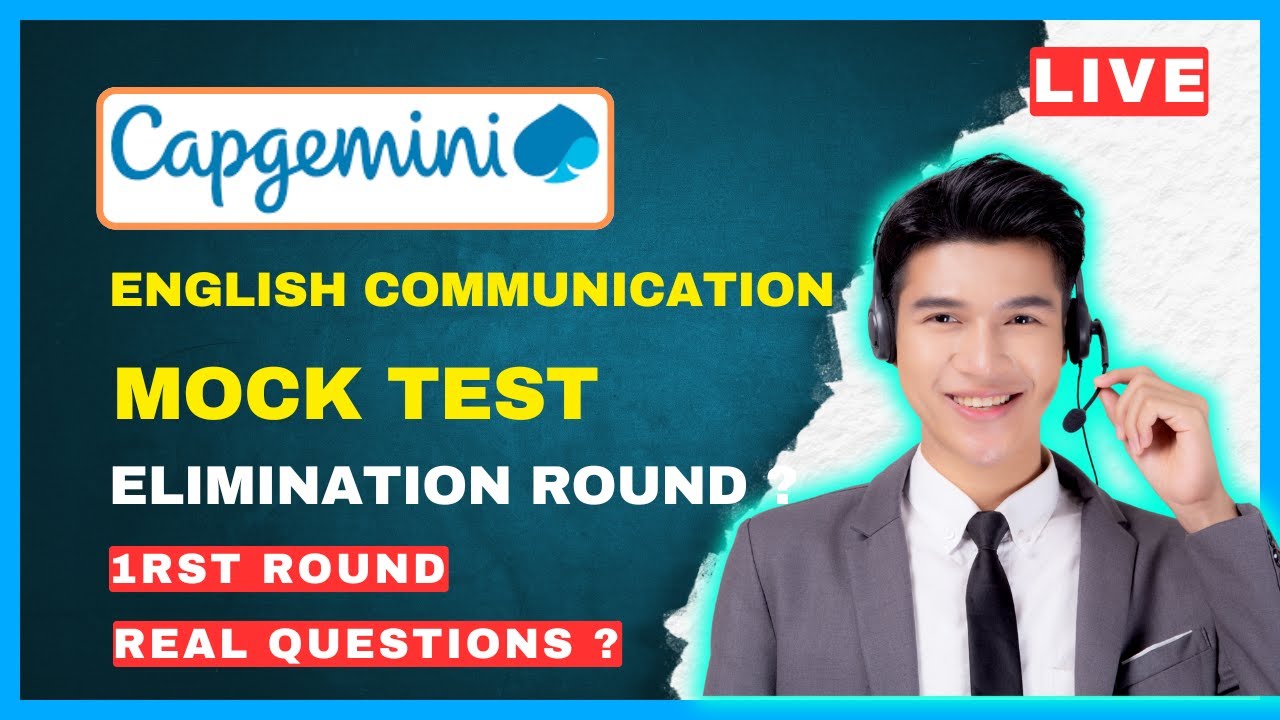 Can you pass Mock Test? Capgemini English Communication Round ? Capgemini Svar Assessment