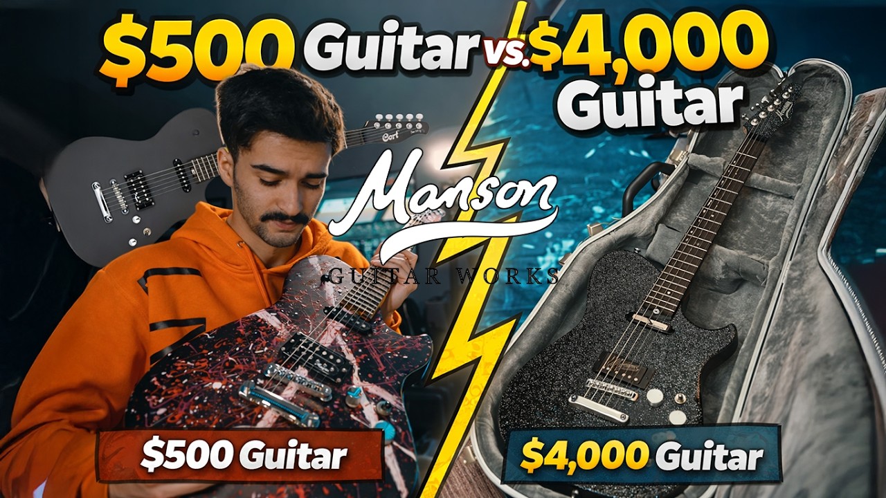 $500 Manson Guitar vs. $4,000 Manson Guitar