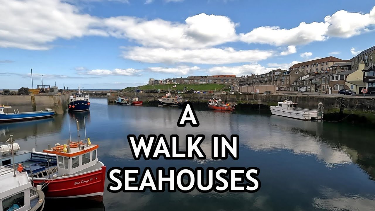 a short walk around beautiful seahouses,northumberland