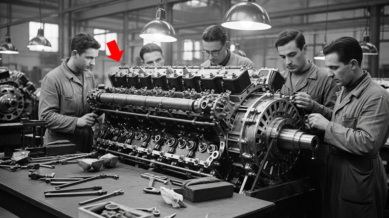 Ingegneri USA studiarono il motore da 2000 HP di un G.55 e ammisero di non poterlo copiare