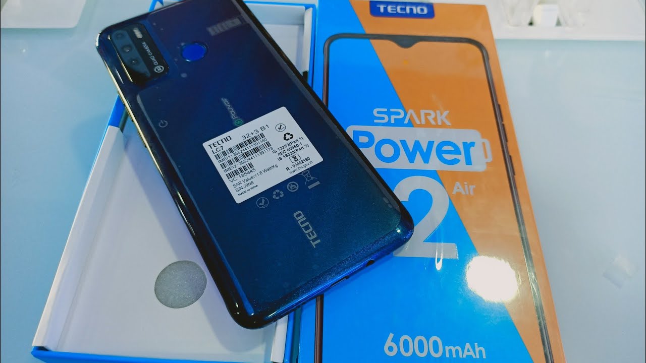 Teno Spark Power 2 Air Unboxing, First Look & Review !! Tecno Spark Power 2 Air Specifications