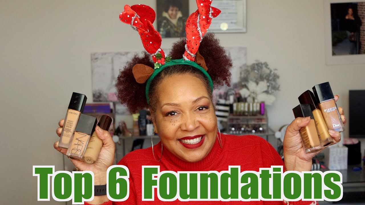 Top 6 Foundations Perfect For Dry Skin | High End Makeup | Mature Skin | Over 40 & 50 | Vlogmas