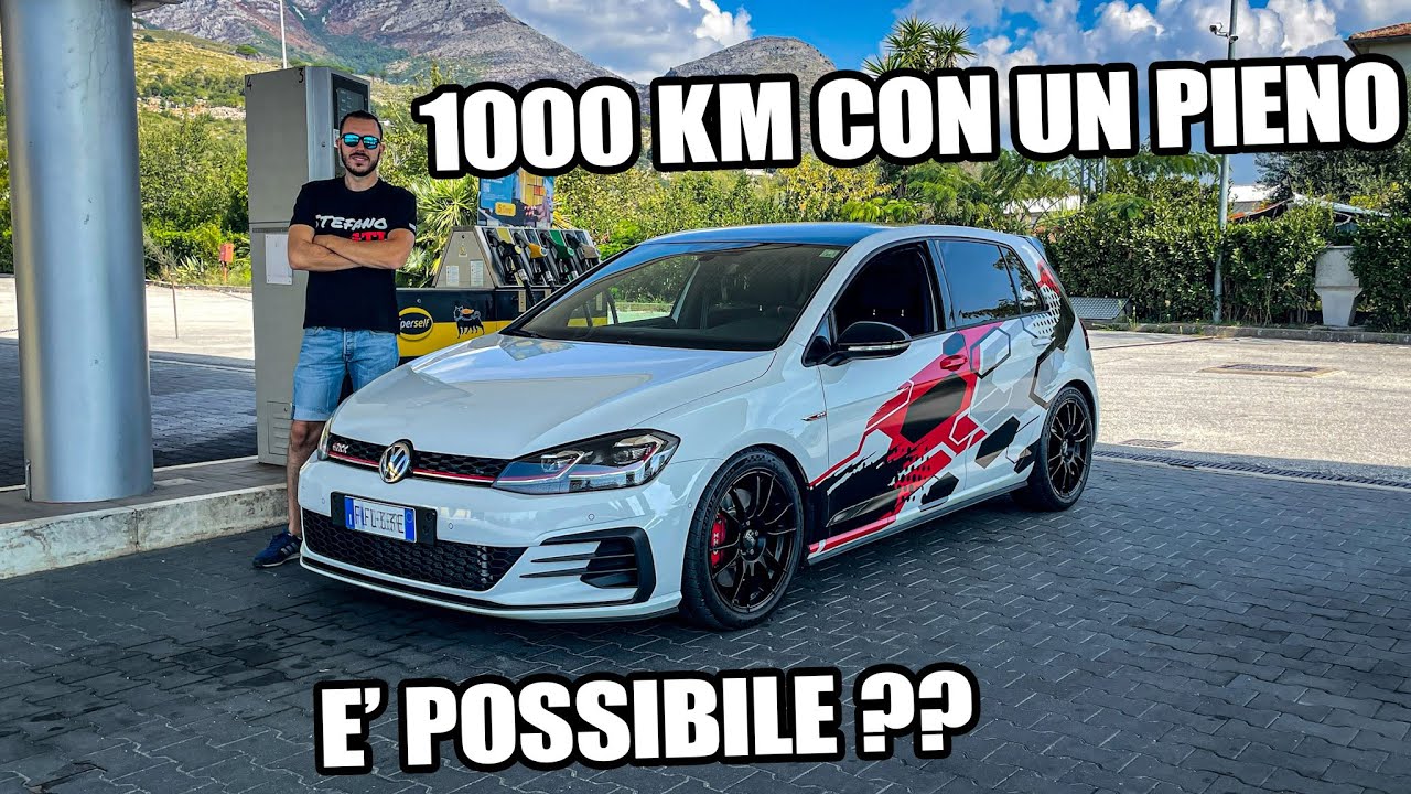 1000 KM con un PIENO con la GOLF GTI da 500 CV E' POSSIBILE ??