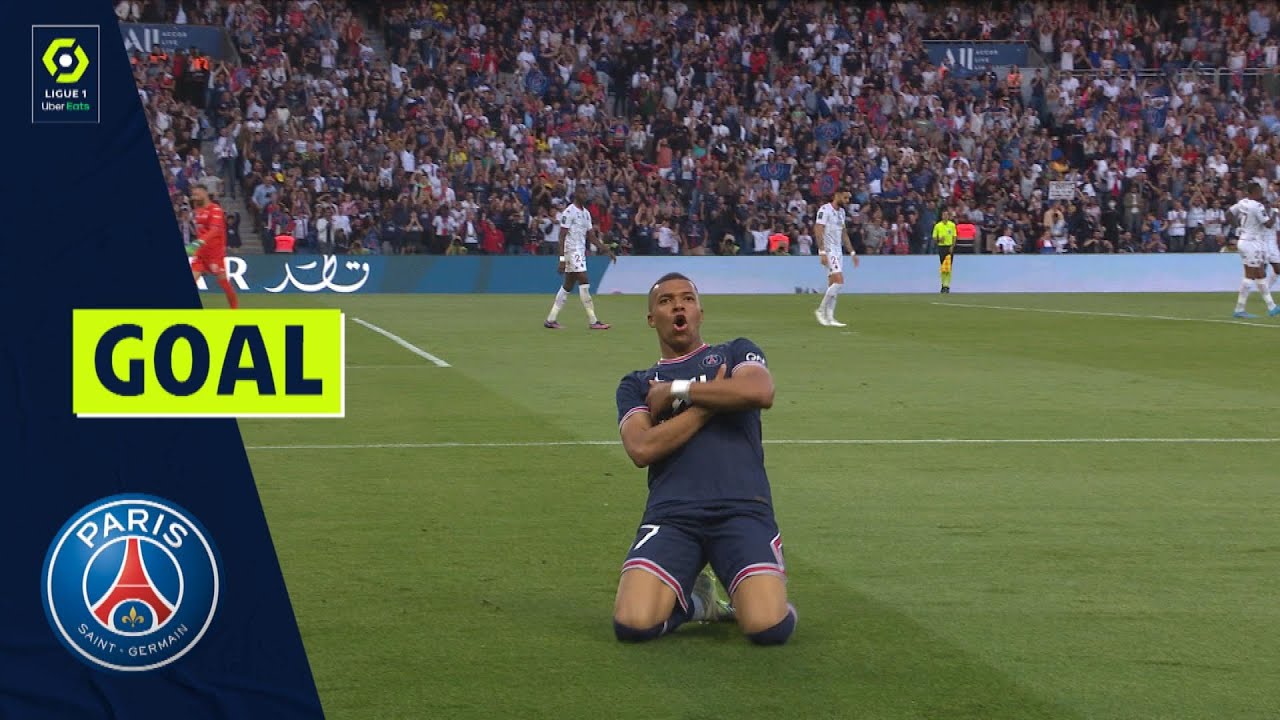 Goal Kylian MBAPPE (25' - PSG) PARIS SAINT-GERMAIN - FC METZ (5-0) 21/22